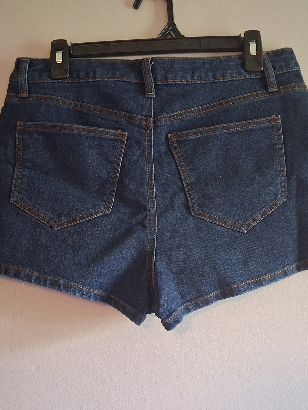 No Boundaries Indigo Blue High-Rise Jean Shorts